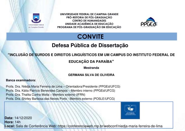 Cartaz de defesa de dissertação Germana Silva de Oliveira2.jpg