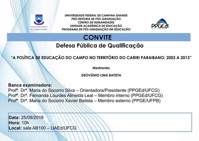Arquivo:Cartaz Defesa GEOVÂNIO LIMA BATISTA-1.jpg
