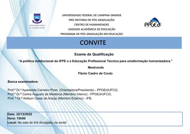 Arquivo:Cartaz Qualificação Flávio Castro de Coutos site-1.jpg