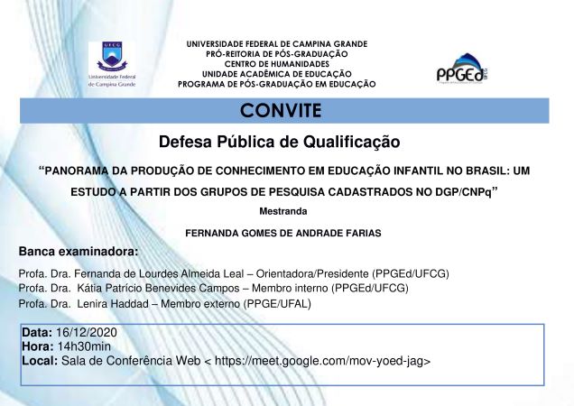 Arquivo:Cartaz de qualificação Fernanda Gomes de Andrade Farias-1.jpg